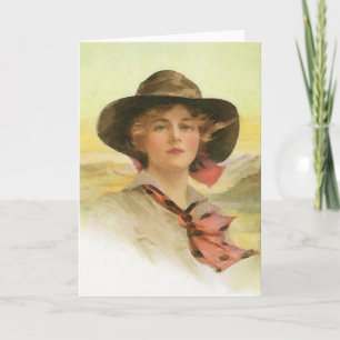 Mädchen des goldenen Westens Karte