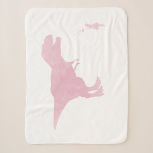 Mädchen-Dinosaurier-Decke - Sherpadecke