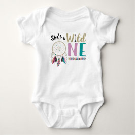 Mädchen Dreamcatcher wilde 1. Baby Strampler
