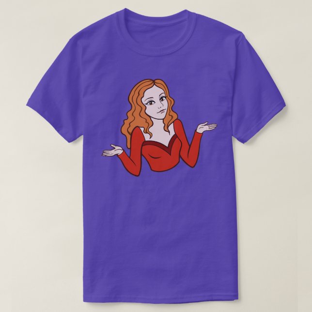 Mädchen, egal welche Emotion T-Shirt (Design vorne)