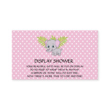 Mädchen Elephant Babydusche Dusche Rosa
