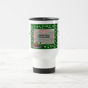 Mädchen-Elf-Szenen-WeihnachtsFoto-Reise-Tasse Reisebecher