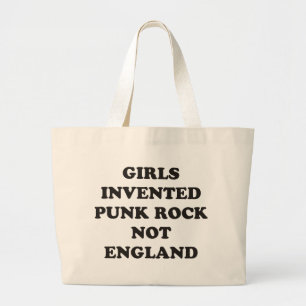 Mädchen erfanden Punkrock nicht England Jumbo Stoffbeutel