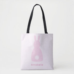 Mädchen erröten rosa Hase Kaninchen Tasche