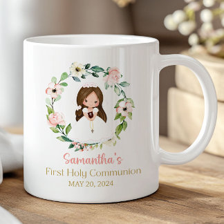 Mädchen Erste heilige Kommunion Geschenk Andenken Kaffeetasse