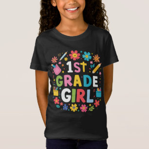 Mädchen erster Klasse Mädchen erster Klasse zurück T-Shirt
