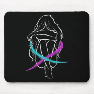 Mädchen erweckt Selbstmordprävention Awaren Mousepad