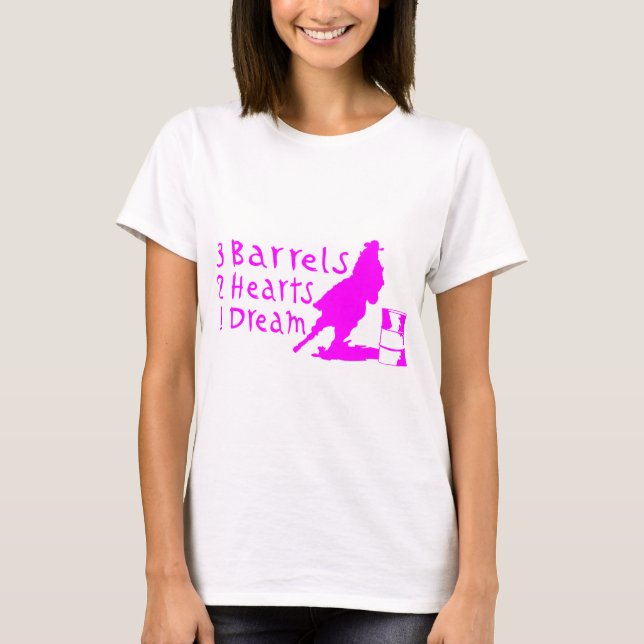 MÄDCHEN-FASS-LAUFEN T-Shirt (Vorderseite)