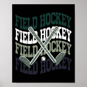 Mädchen Feldhockey-Shirt Teenager Jugend Süße Schw Poster