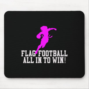 Mädchen Flag Fußball für Kinder Jugend oder Frauen Mousepad