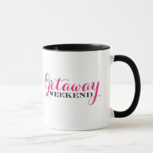 Mädchen-Flucht-Wochenenden-Kaffee-Tasse
