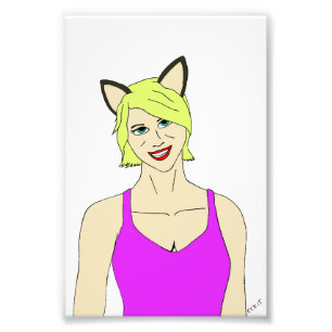 Mädchen Fotodruck
