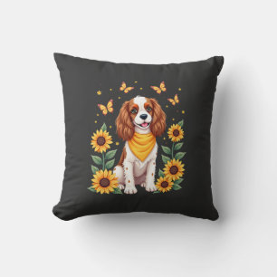 Mädchen Frauen Mutter Cavalier King Charles Spanie Kissen