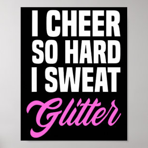 Mädchen, für die ich so sehr juble, dass ich Glitt Poster