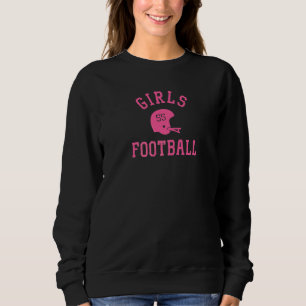 Mädchen Fußball-Spieletag Anstoß und Tailgating-Pa Sweatshirt