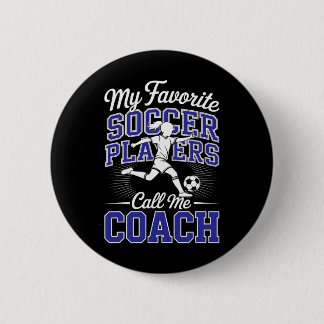 Mädchen-Fußballtrainer Meine Lieblingsfußballspiel Button