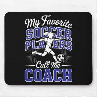 Mädchen-Fußballtrainer Meine Lieblingsfußballspiel Mousepad