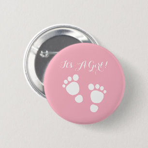 Mädchen Füße weiße Illustration ist ein Mädchen Button