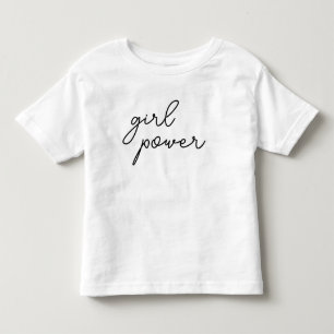 Mädchen-Gang Süße Mädchen-Power Moderne Zitat-De Kleinkind T-shirt