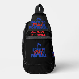Mädchen geboren um Fußball zu spielen Crossbody Bag