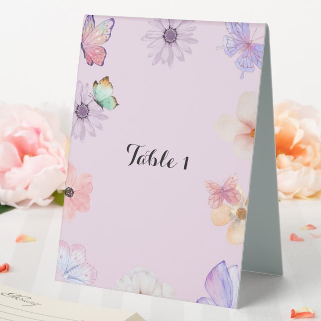MÄDCHEN - GEBURTSTAG TISCHAUFSTELLER  (In Situ (Hochzeit))