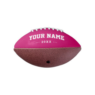Mädchen Geburtstagsgeschenk Idee Zoll rosa Mini-F Football