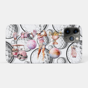 Mädchen gehen Golf spielen Case-Mate iPhone Hülle