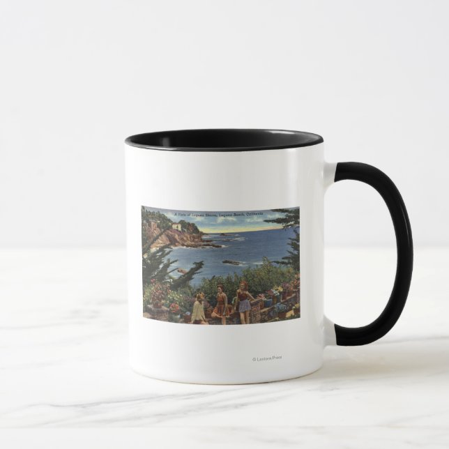 Mädchen genießen ein Vista von Laguna Shores Tasse (Rechts)