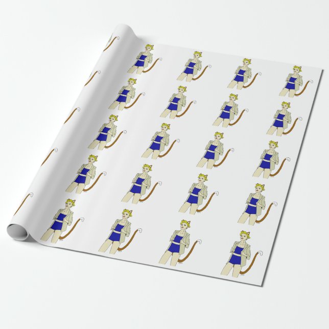 Mädchen Geschenkpapier (Ungerollt)