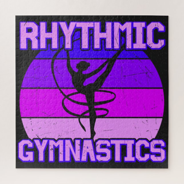 Mädchen gestörte rhythmische Gymnastik (Vertikal)