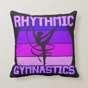 Mädchen gestörte rhythmische Gymnastik    Kissen