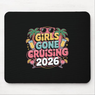 Mädchen Gone Cruising 2026 Kreuzfahrt Urlaub Trip Mousepad