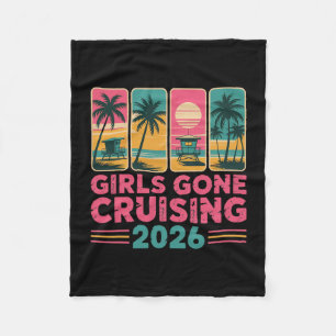 Mädchen Gone Cruising 2026 Kreuzfahrt Urlaubsreise Fleecedecke