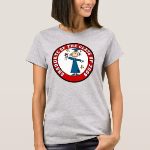 Mädchen-graduierte Klasse von T - Shirt 2009