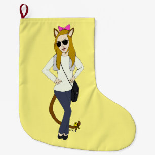 Mädchen Großer Weihnachtsstrumpf