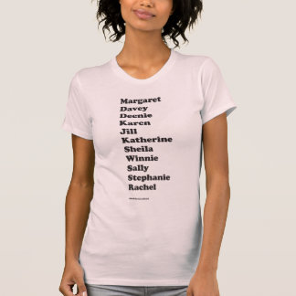Mädchen-Gruppe-grundlegendes T-Shirt (Rosa)