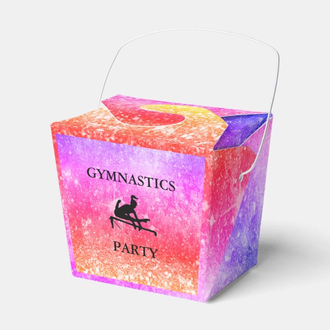 MÄDCHEN GYMNASTICS PARTY SET DER GÜNSTIGEN BOXEN GESCHENKSCHACHTEL (Vorderseite)