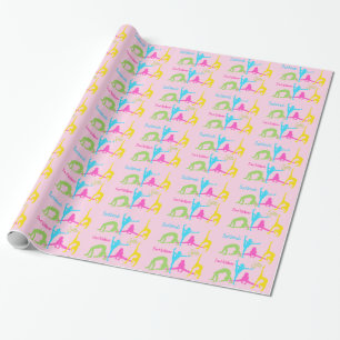 Mädchen-Gymnastik-Packpapier Geschenkpapier