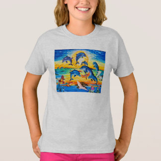 Mädchen Hanes ComfortBlend® Sweatshirt T-Shirt