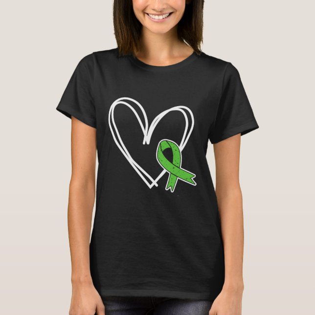 Mädchen Herz Psychische Gesundheitsprobleme Aufklä T-Shirt (Vorderseite)