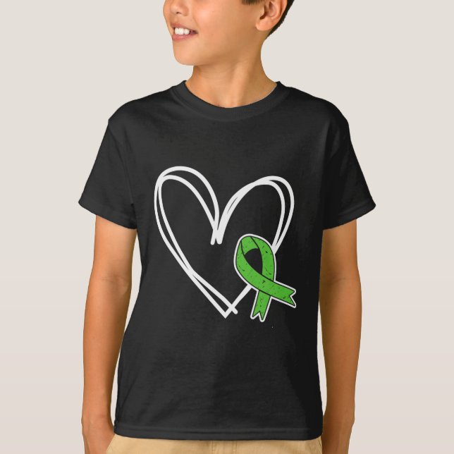 Mädchen Herz Psychische Gesundheitsprobleme Aufklä T-Shirt (Vorderseite)