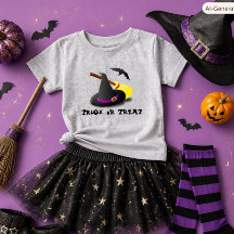 Mädchen Hexenhut Süßes oder Saures Halloween