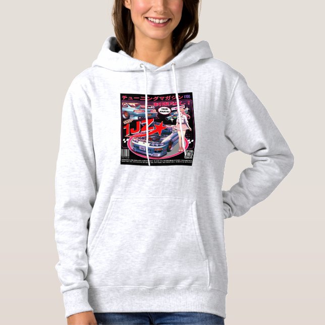Mädchen hinter dem Rad: Mehr Geschichten Hoodie (Vorderseite)