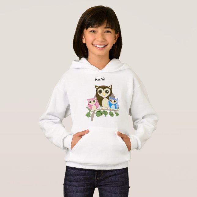 Mädchen Hoodie (Vorne ganz)