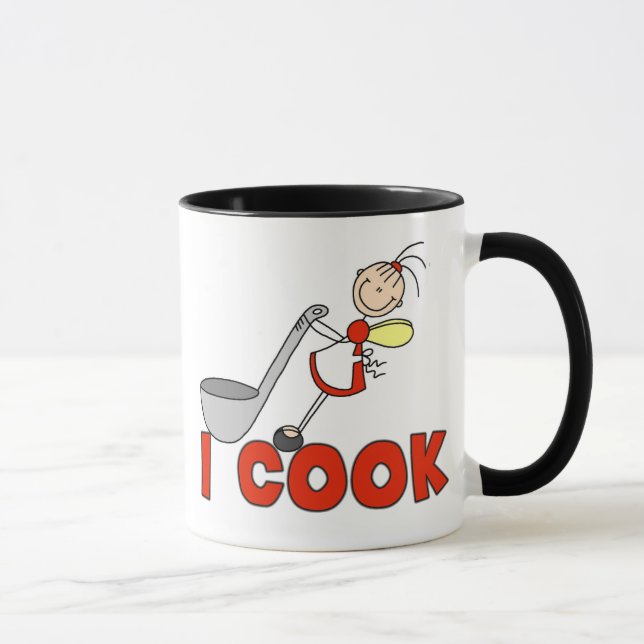 Mädchen, ich koche Tasse (Rechts)