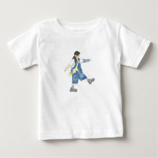 Mädchen-Illustration Aquarell Baby T-shirt