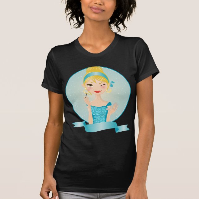 Mädchen im Blau T-Shirt (Vorderseite)