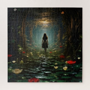 Mädchen im Fantasy-Tunnel