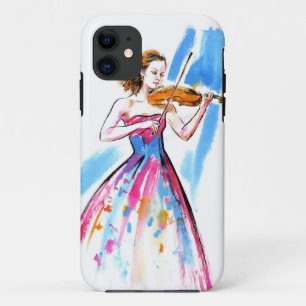 Mädchen im Geige-iPhone-Gehäuse Case-Mate iPhone Hülle