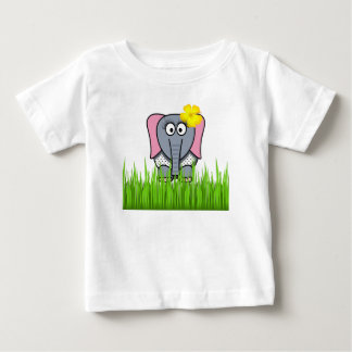Mädchen im Gras Baby T-shirt